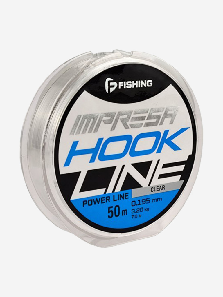 Леска Impresa Hook Line Clear F-FISHING 50м 0,195мм 3,2кг/7lb