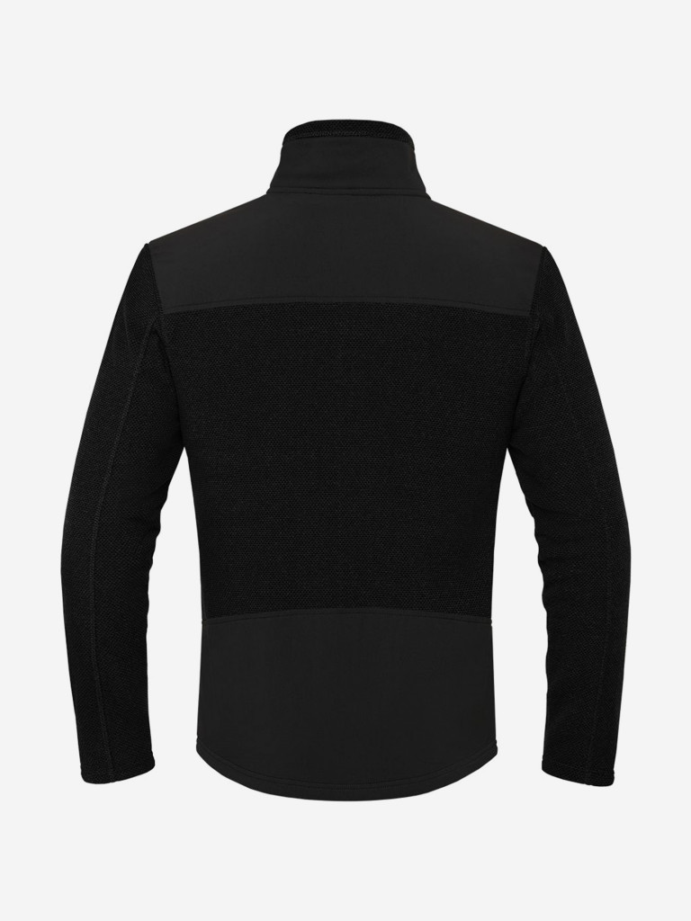 Кофта мужская на молнии HUT URMAN флисовая для охоты, черная