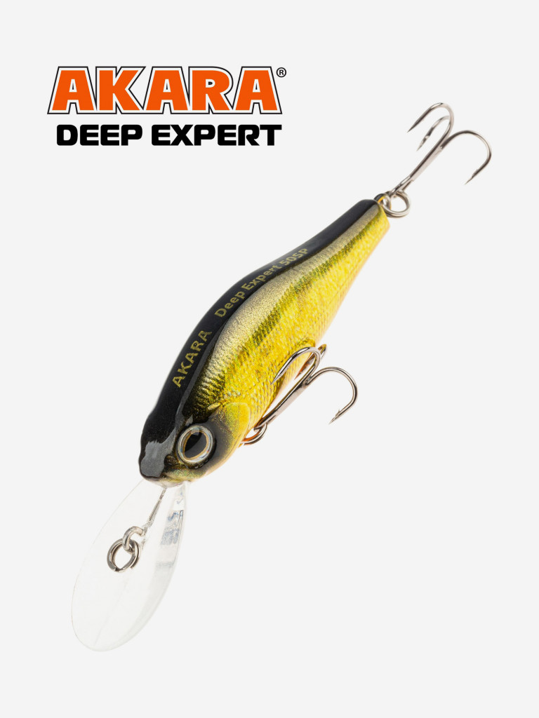 Воблер Akara Deep Expert суспендер, на окуня, щуку, голавля 50 мм. 4,5 гр. A59