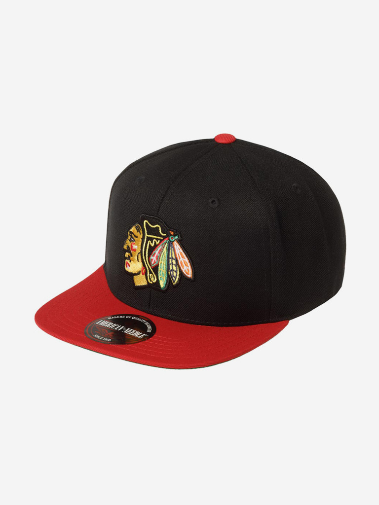 Бейсболка с прямым козырьком AMERICAN NEEDLE 400A1V-CBH Chicago Blackhawks 400 Series NHL