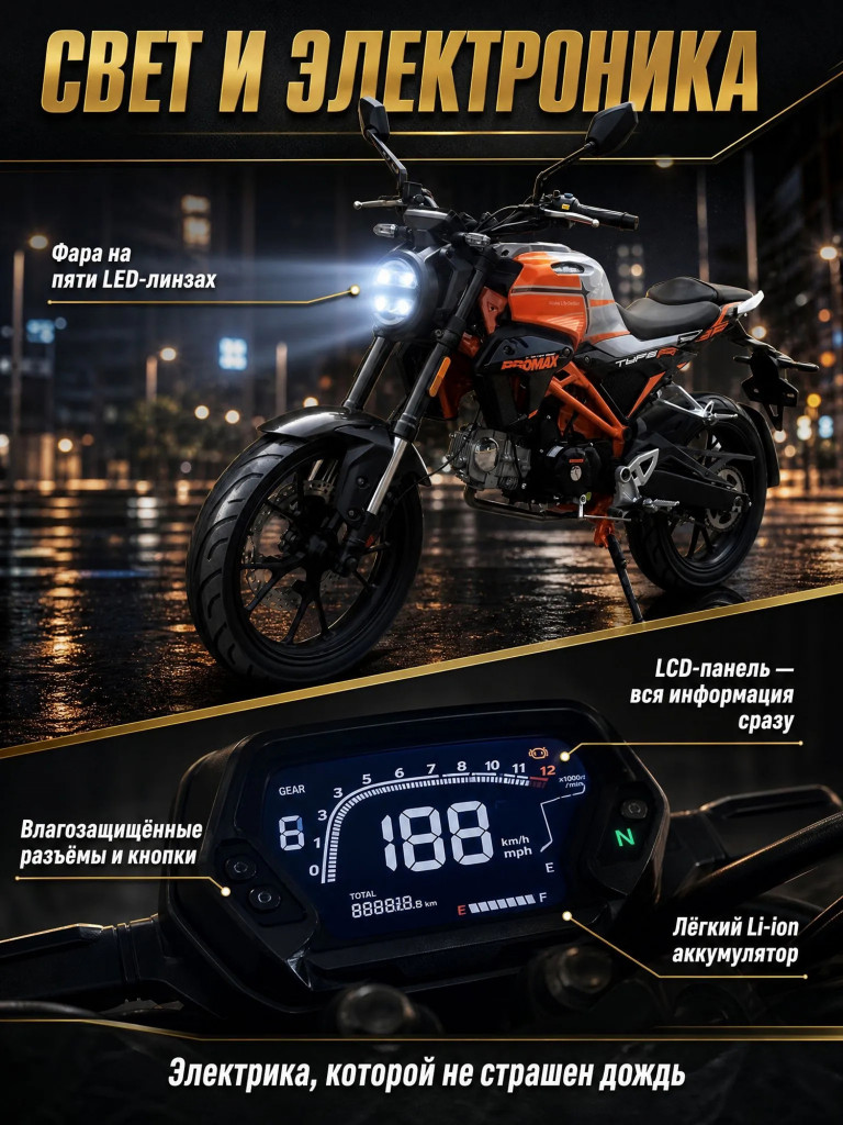 Мопед PROMAX CB150R