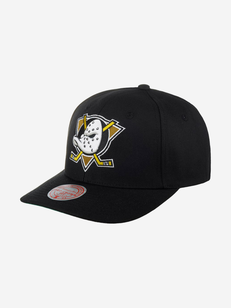 Бейсболка MITCHELL NESS HHSS5370-ADUYYPPPBLCK Anaheim Ducks NHL (черный)