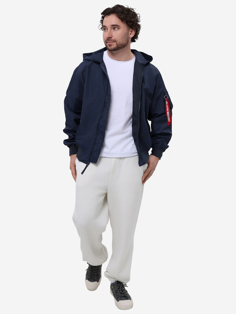 Ветровка мужская Logo L-2B Hooded Hunter Alpha Industries