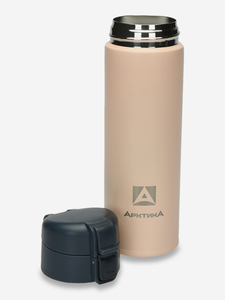 Термокружка вакуумная Арктика, 470 мл, со съемным ситечком, песок