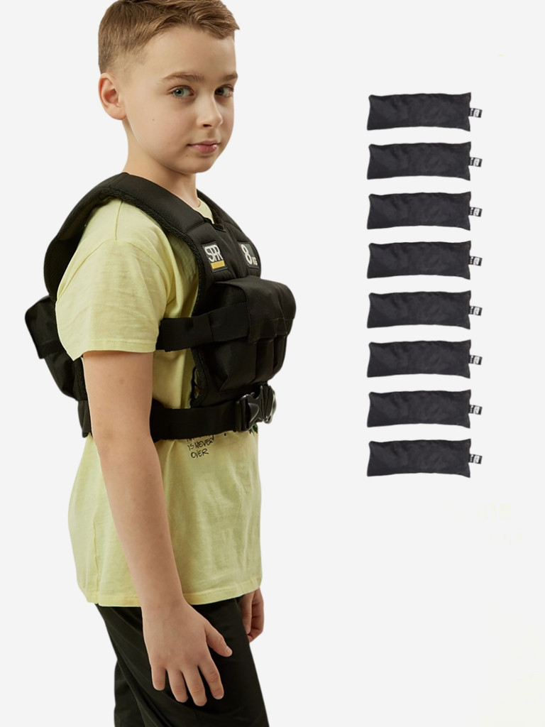 Жилет-утяжелитель детский 8 кг