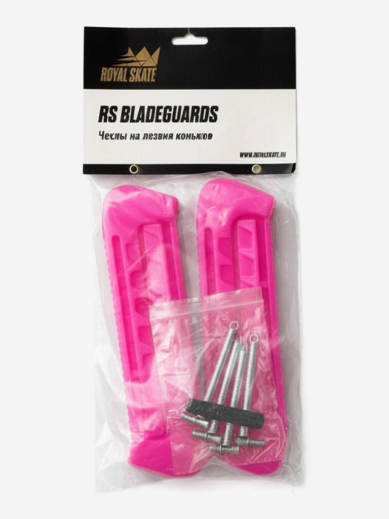 TM ROYAL SKATE Чехлы для лезвий коньков розовый цвет, универсальный размер