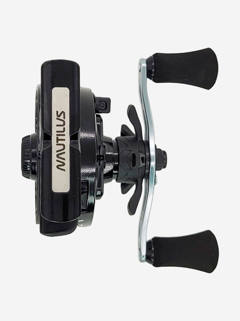 Катушка зимняя Nautilus LIRA # Black, катушка для удочки с передним фрикционом