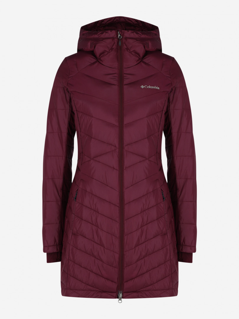 фото Куртка утепленная женская columbia joy peak mid jacket, красный