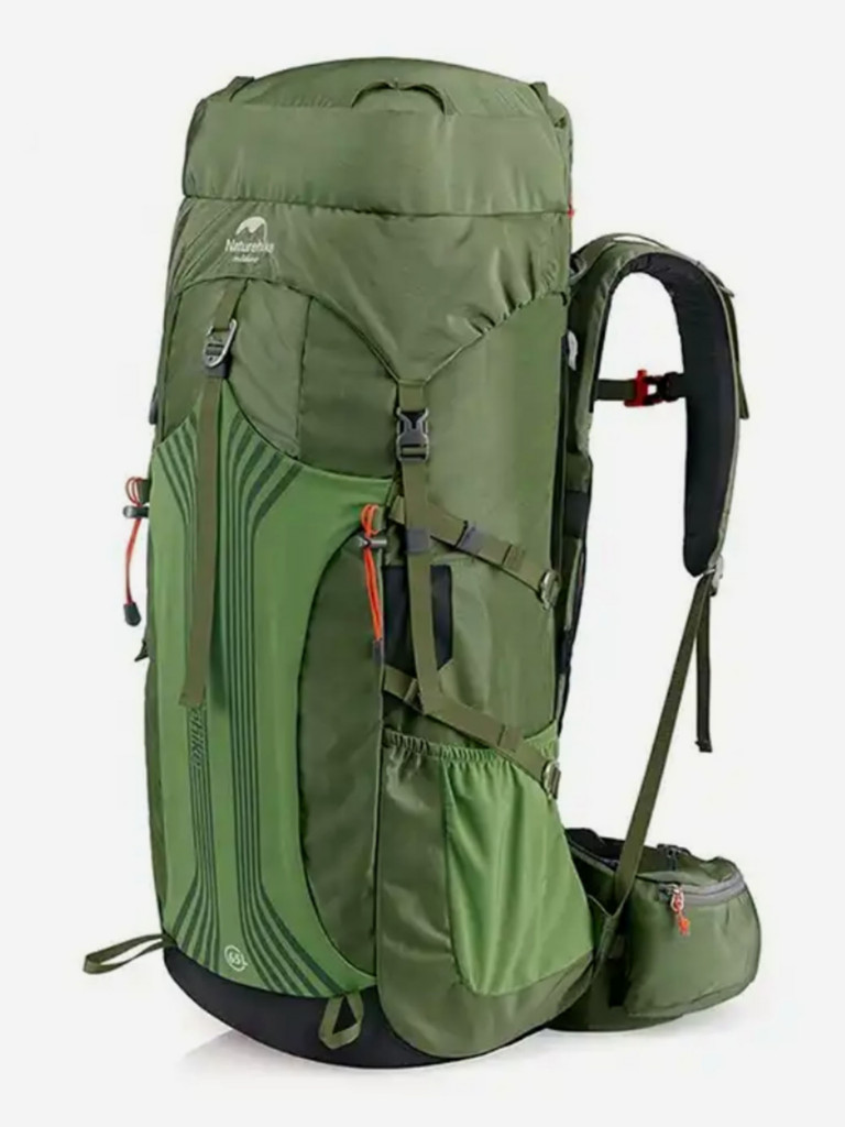 Рюкзак туристический Naturehike 55 л, зеленый