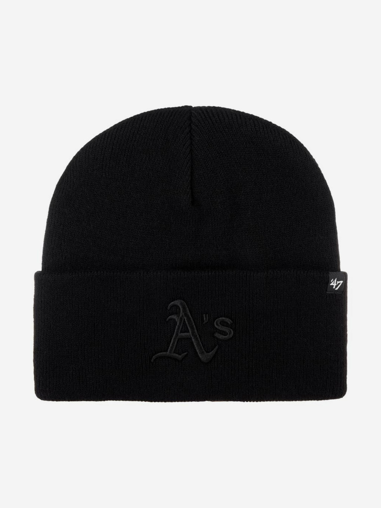 Шапка с отворотом 47 BRAND B-HYMKR18ACE Oakland Athletics MLB (черный)