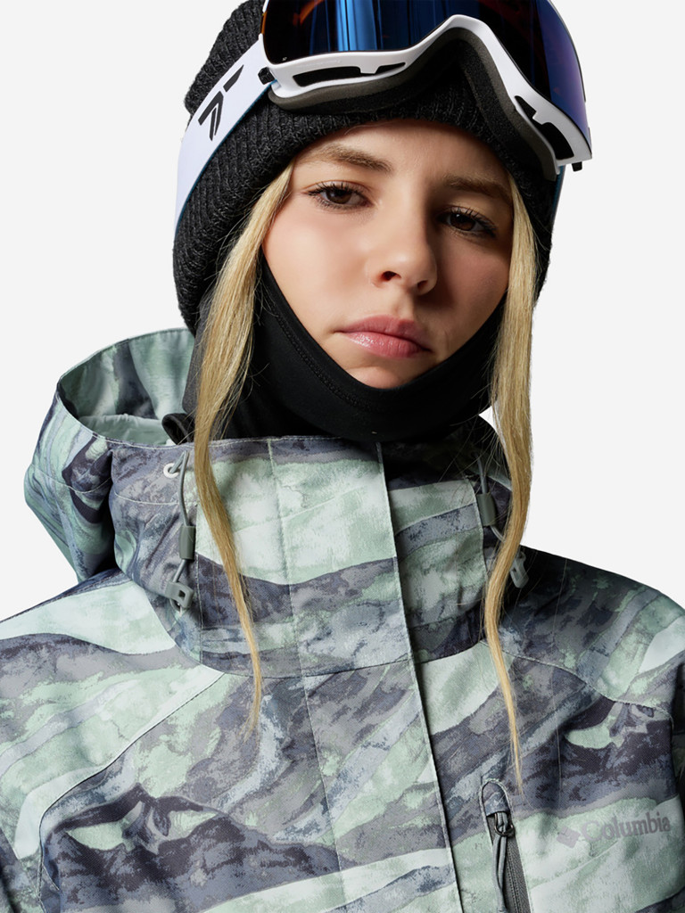 Куртка горнолыжная 3 в 1 женская Columbia Whirlibird V Printed Interchange Jacket