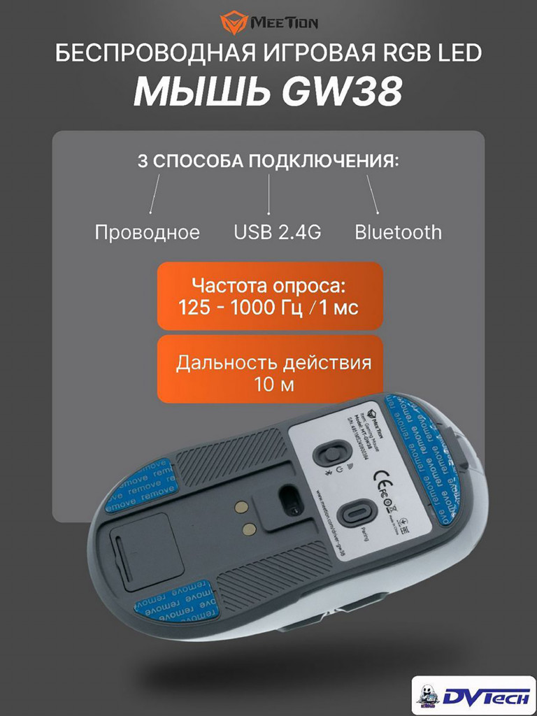Игровая мышь MEETION GW38