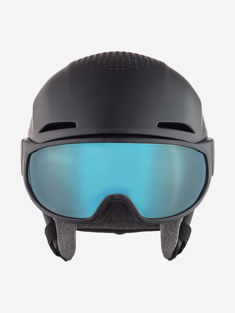 Горнолыжный шлем с визором Alpina Oro Qv Mips Black Matt/Ice Blue