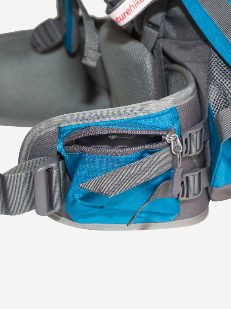 Рюкзак туристический Naturehike, 70л, голубой (NH70B070-B)
