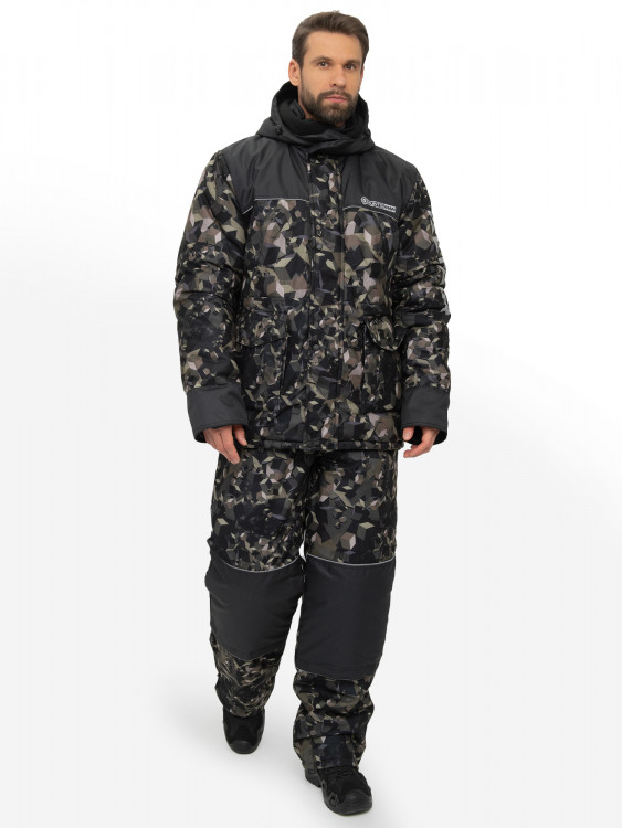 Костюм мужской Huntsman Альтаир зимний на флисе мембранный для рыбалки и охоты