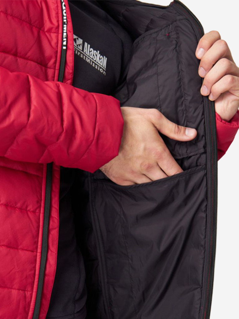 Куртка мужская Alaskan Juneau Red утепленная стеганая для рыбалки и охоты