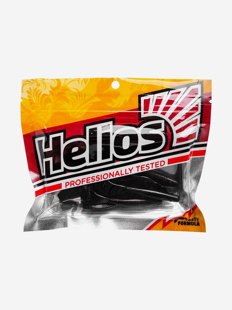 Мягкая приманка Helios Hybrid, 3,15" / 8,0 см, Dark Star, 7 штук (HS-14-047)