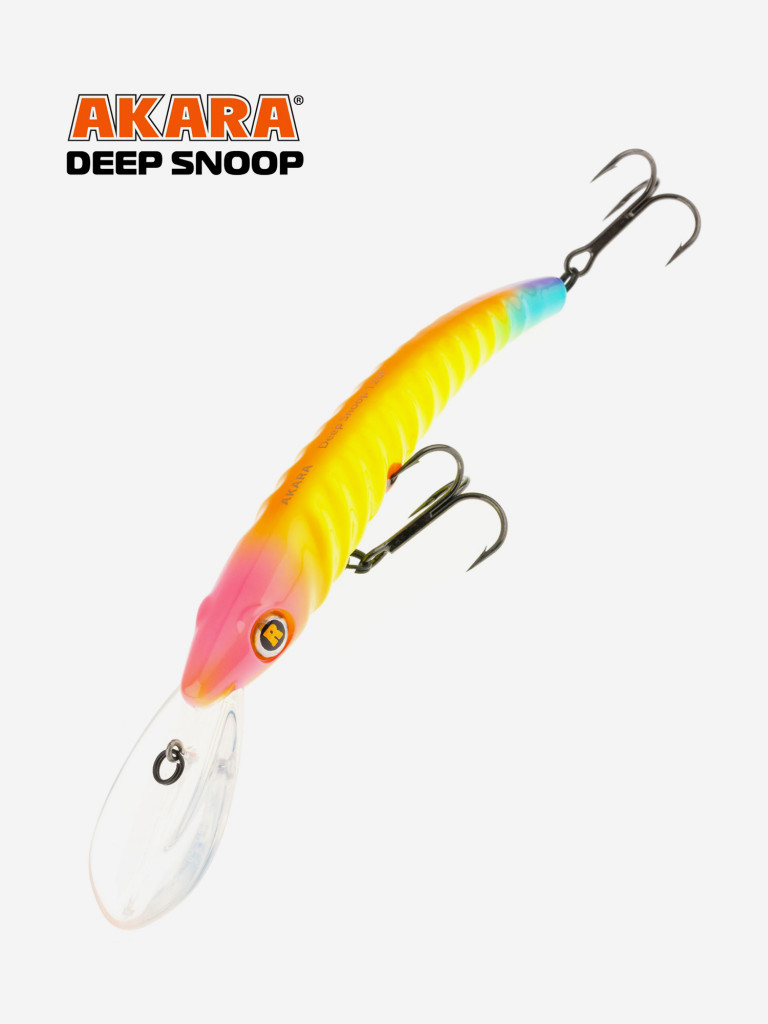 Воблер Akara Deep Snoop 120F минноу плавающий для троллинга на щуку, судака, сома 20гр A126