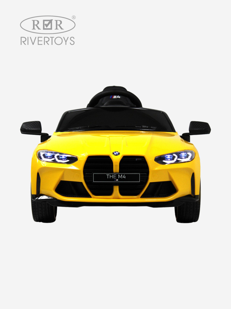 Детский электромобиль RIVERTOYS BMW M4 (A004AA) желтый