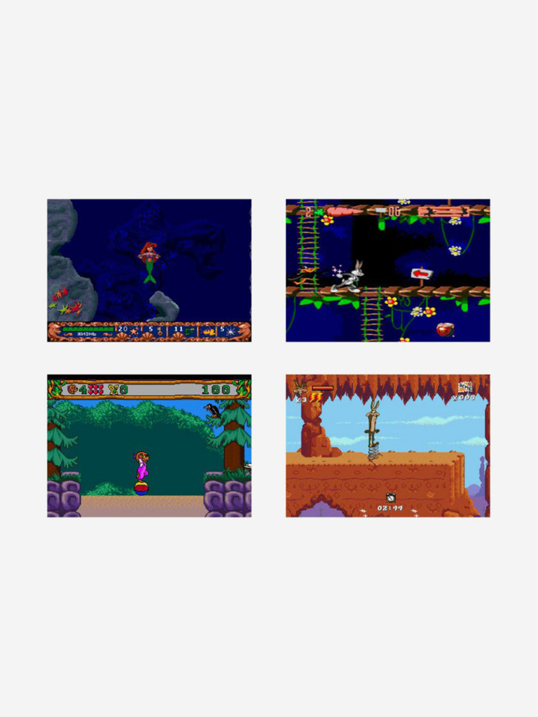 Картридж игровой DVTech 19 в 1 (на русском) 16bit