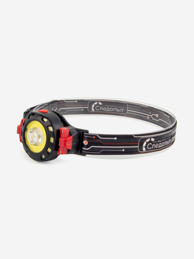 Фонарь налобный Сибирский Следопыт-Flash, 1 Led+1 Сob, аккумулятор 220В.