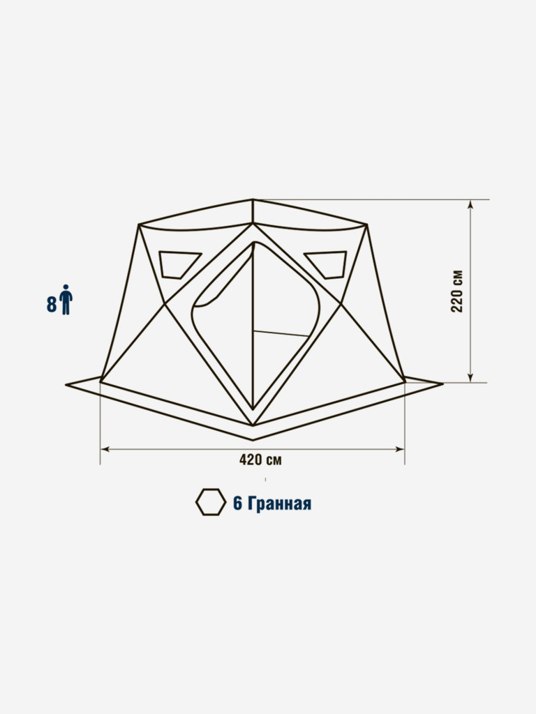Зимняя палатка HIGASHI Winter Camo Yurta Hot
