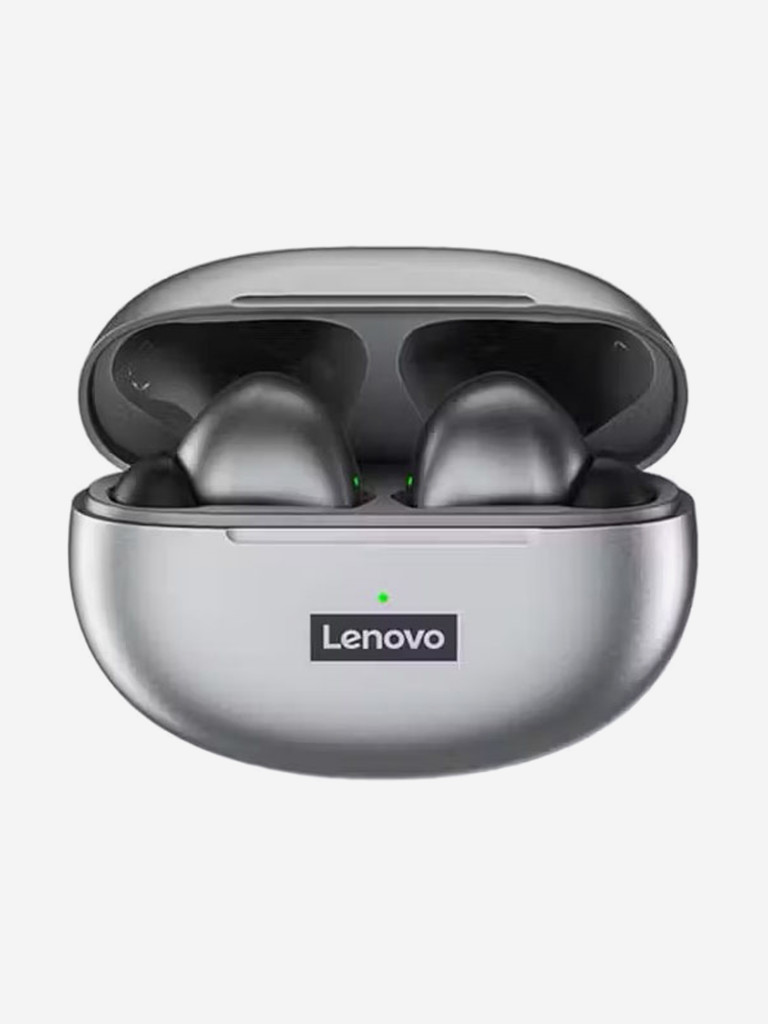 Беспроводная Bluetooth-гарнитура Lenovo LP5 Спортивная игровая гарнитура TWS Bluetooth 5.0 с микрофоном серые