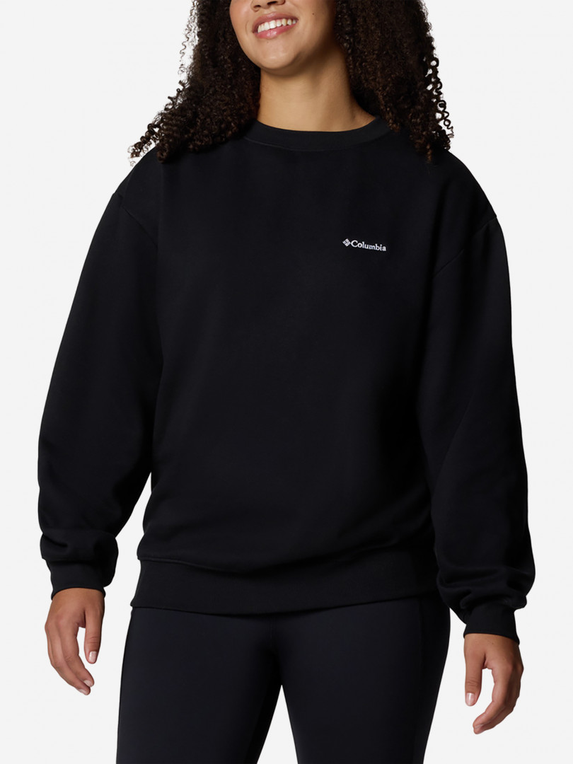 Свитшот женский оверсайз Columbia Aldermore Crew Черный 4999₽