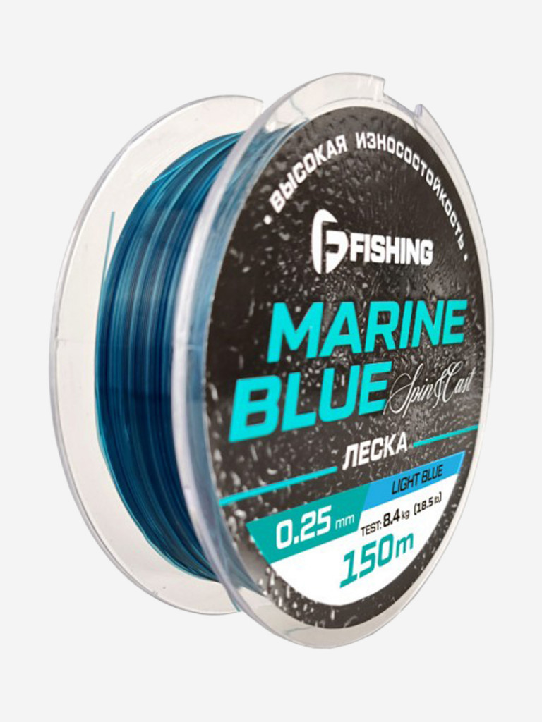 Леска Marine Blue Spin F-FISHING 150м 0,25мм 8,4кг/18,5lb