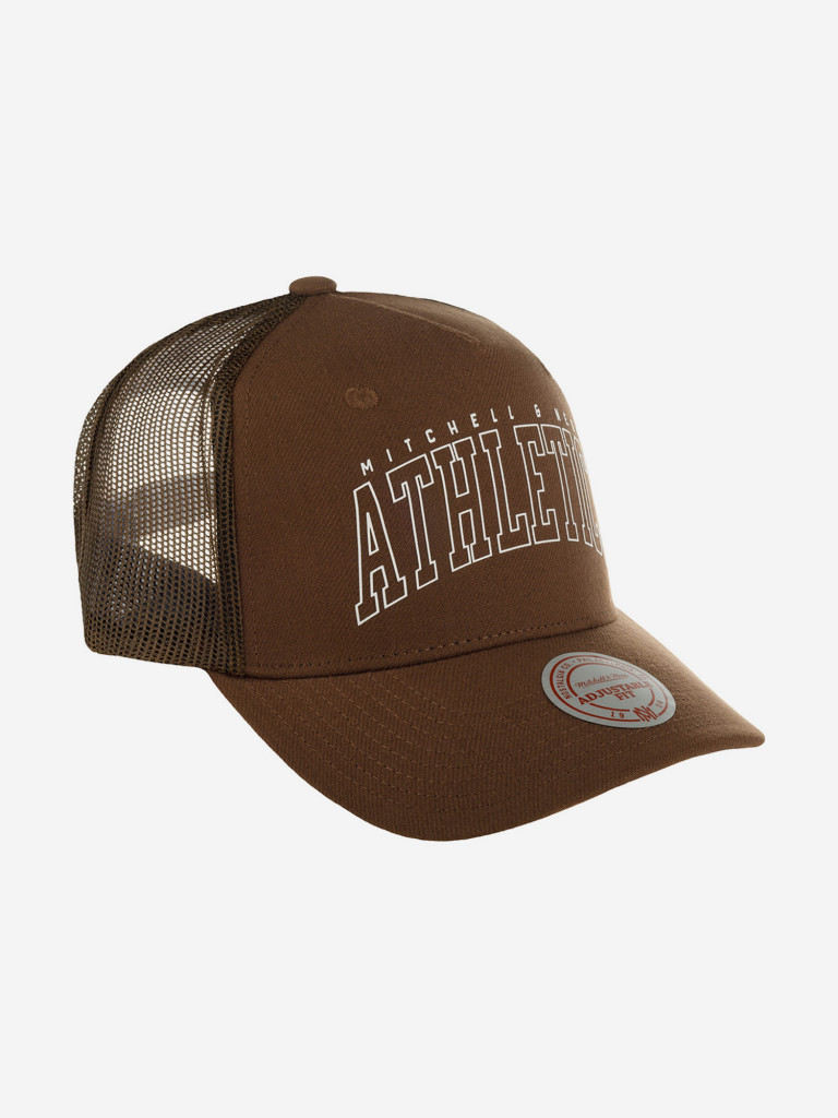 Бейсболка с сеточкой MITCHELL NESS HHSS6833-MNNYYPPPBROW (коричневый)