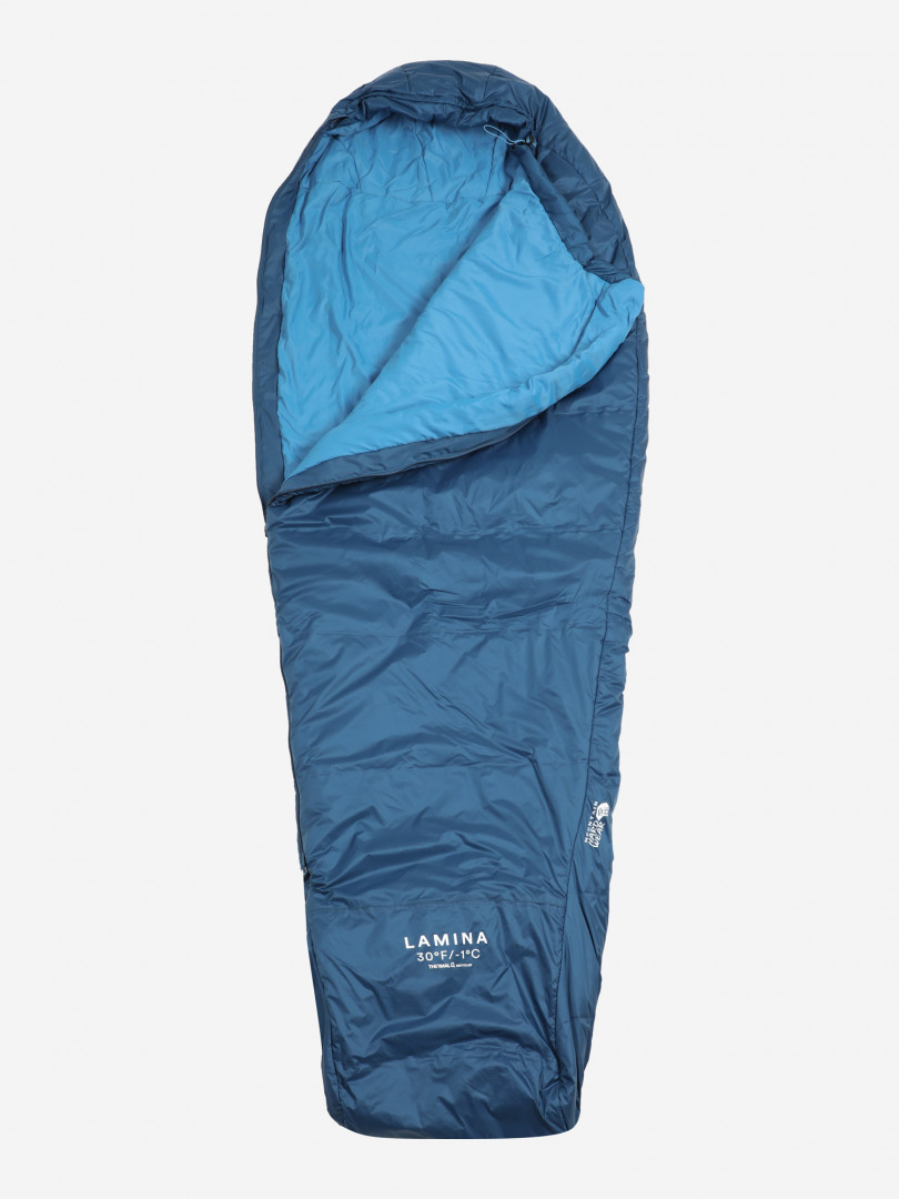 фото Спальный мешок mountain hardwear lamina -1 правосторонний, синий