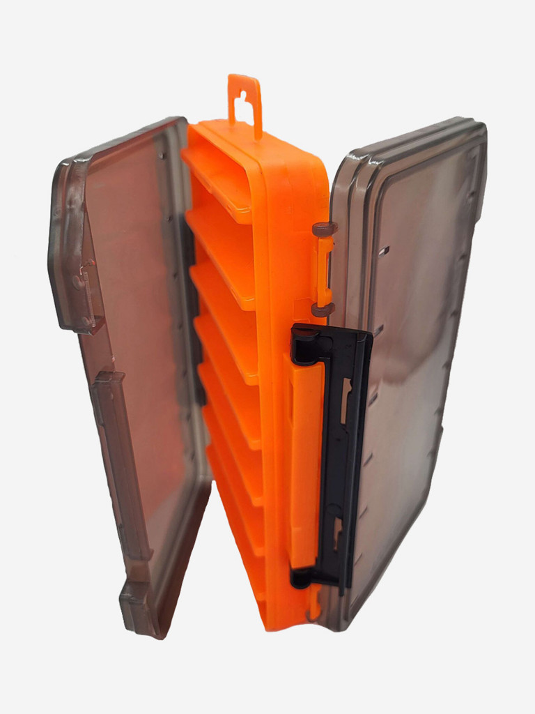 Коробка для воблеров двухсторонняя GFish 17500 (органайзер рыболовный), оранжевая