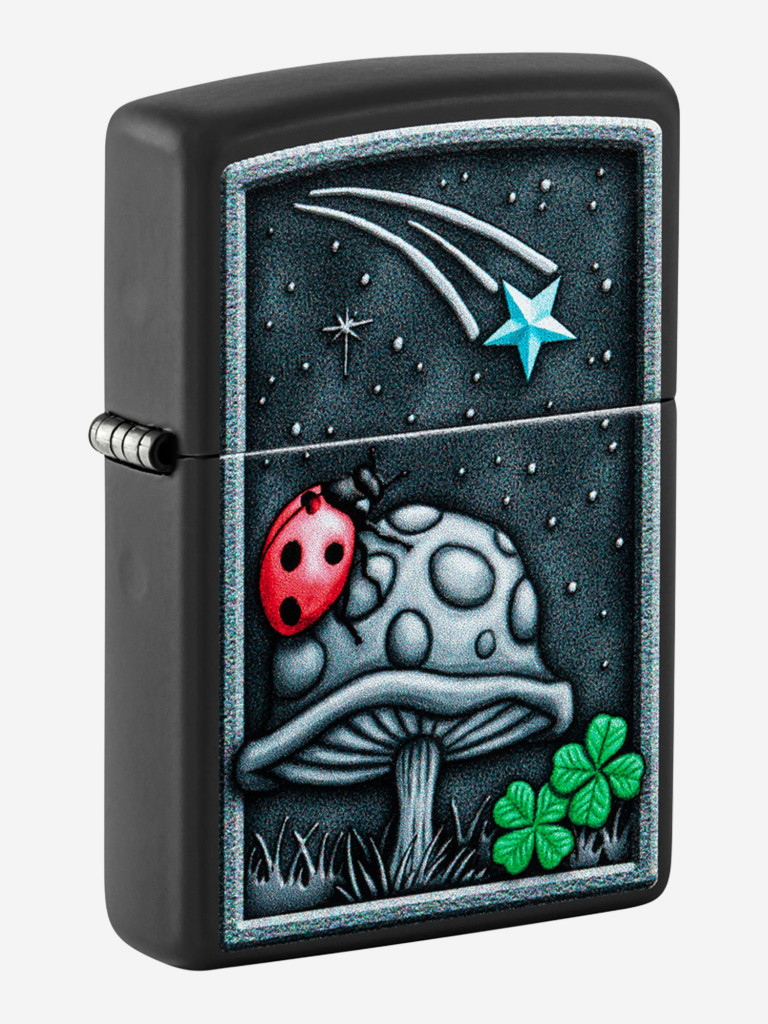 Зажигалка Zippo Ladybug Design Black Matte