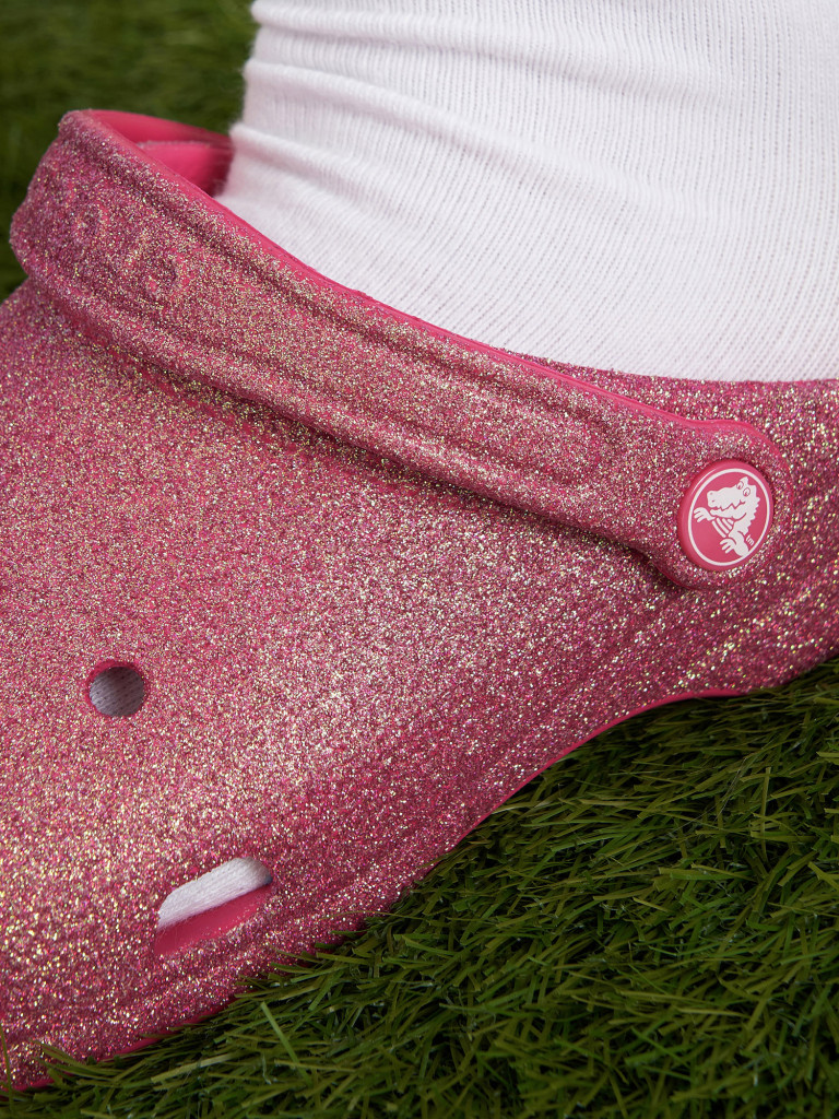 Сабо женские Crocs Classic Iridescent Glitter