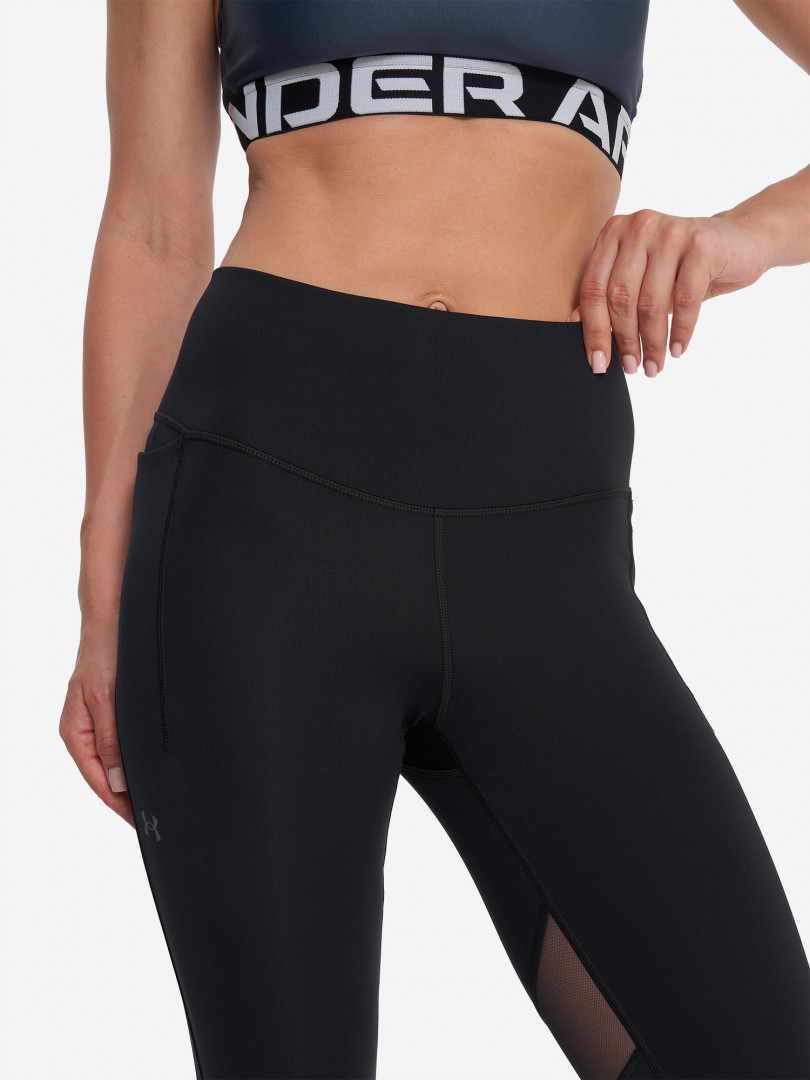 фото Легинсы женские under armour vanish elite vent, черный