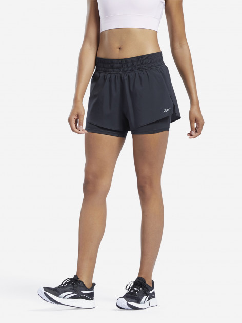 reebok short 2 en 1 femme