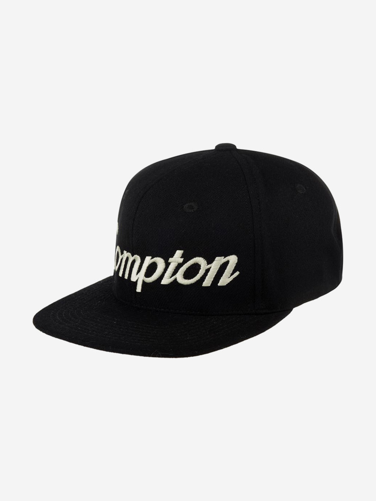 Бейсболка с прямым козырьком HOOD 100-MWL002-CA012-BK Compton OG, CA (черный)