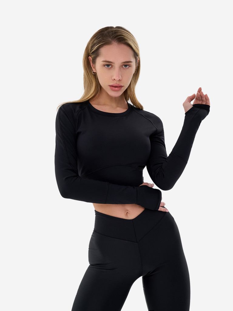 Рашгард женский Bona Fashion Activity Rash "Black"