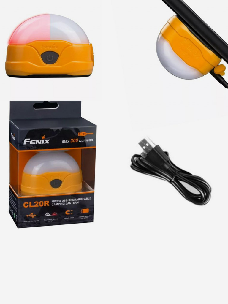Фонарь Fenix CL20Ror оранжевый