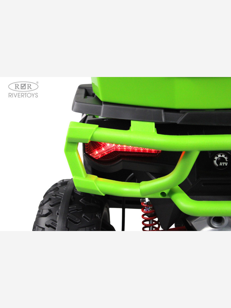 Детский электроквадроцикл RIVERTOYS Z111ZZ зеленый