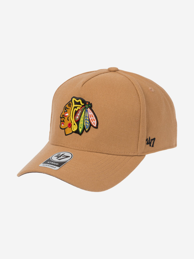 Бейсболка 47 BRAND H-REPDT04WBP-QL Chicago Blackhawks NHL (бежевый)
