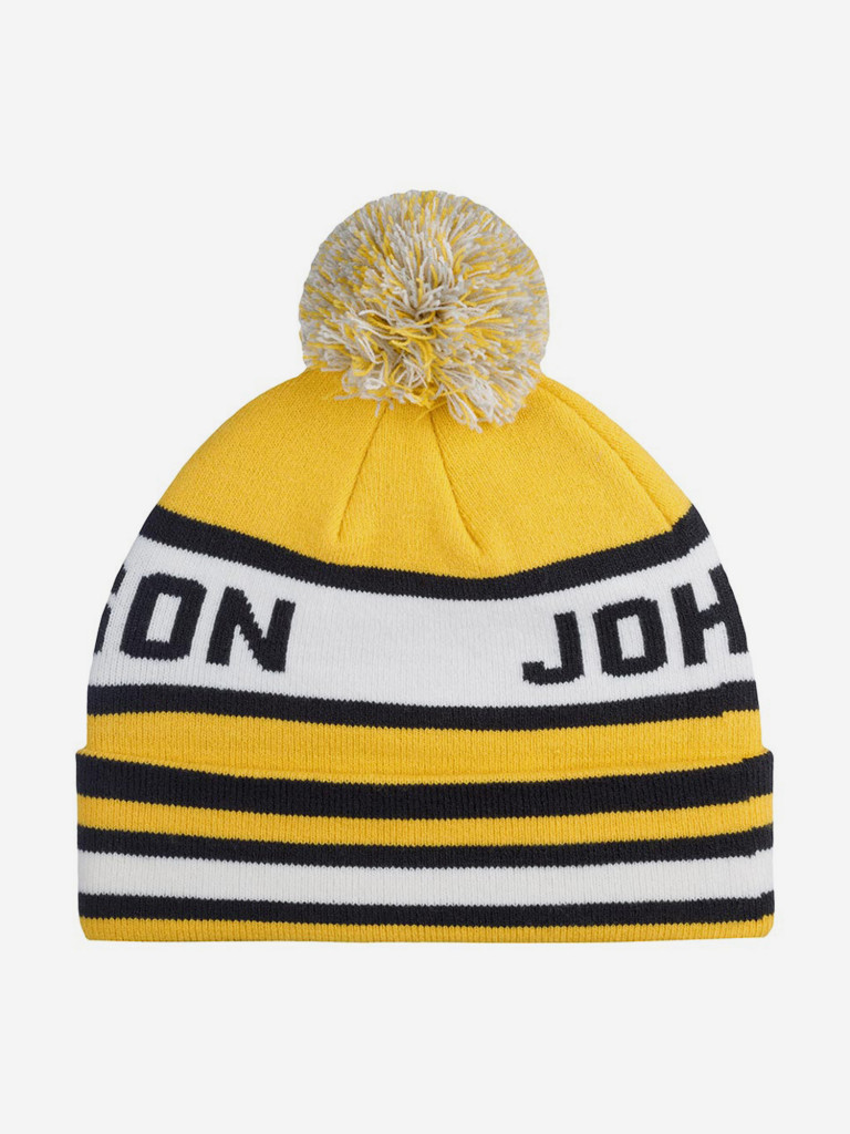 Шапка с помпоном STETSON 8599124 JOHN STETSON POMPOM (желтый)