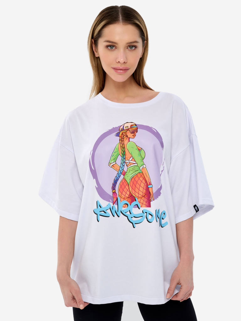 Футболка женская Bona Fide OVERSIZE T-shirt "Awesome"