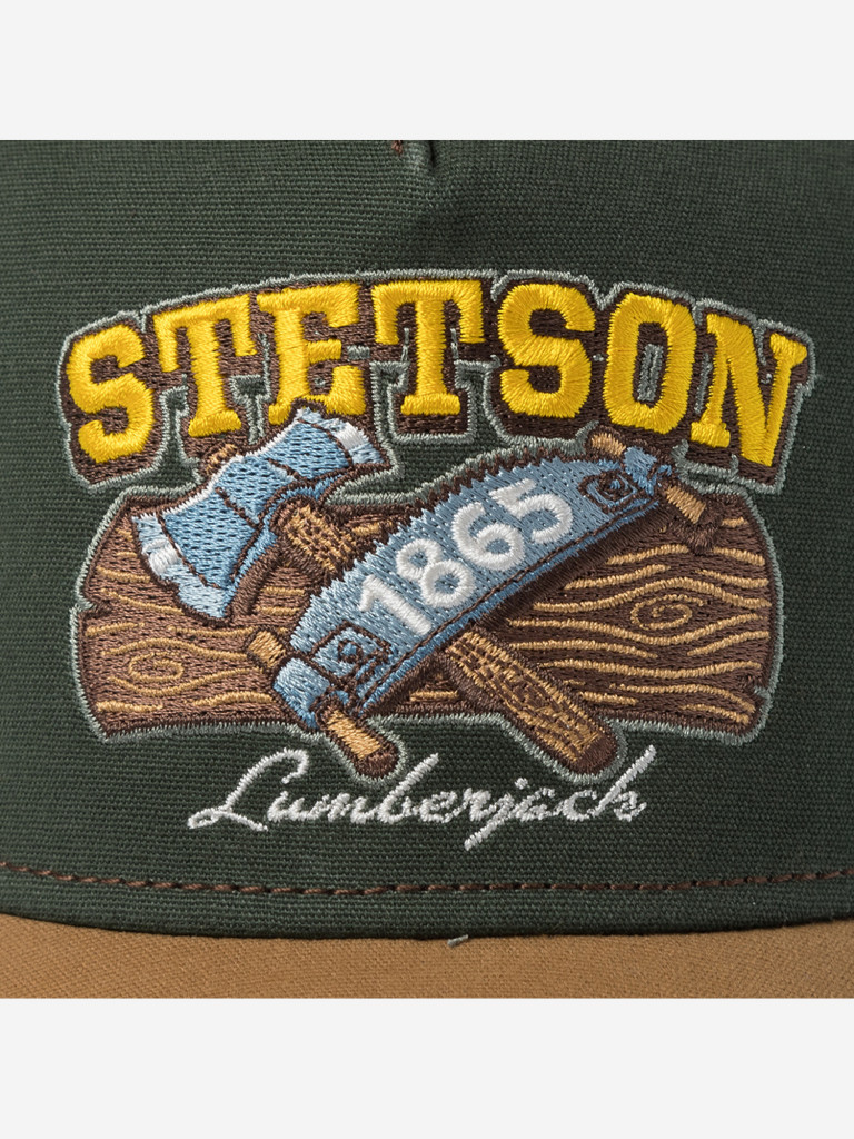 Бейсболка с сеточкой STETSON 7761131K TRUCKER CAP LUMBERJACK (зеленый)