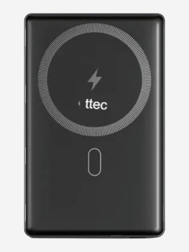 Внешний аккумулятор TTEC ReCharger M 5000mAh MagSafe Compatible USB-C PD 20W Wireless Powerbank. Цвет: серый