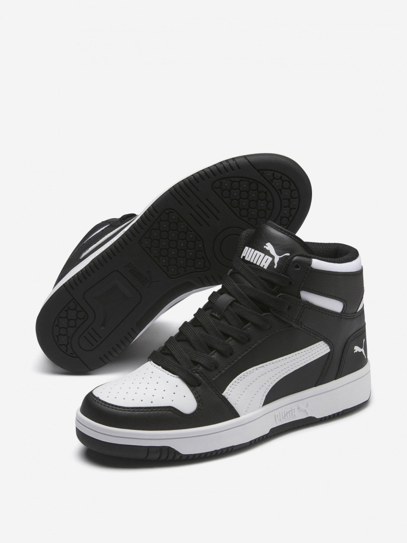 фото Кеды детские puma rebound layup sl jr, черный