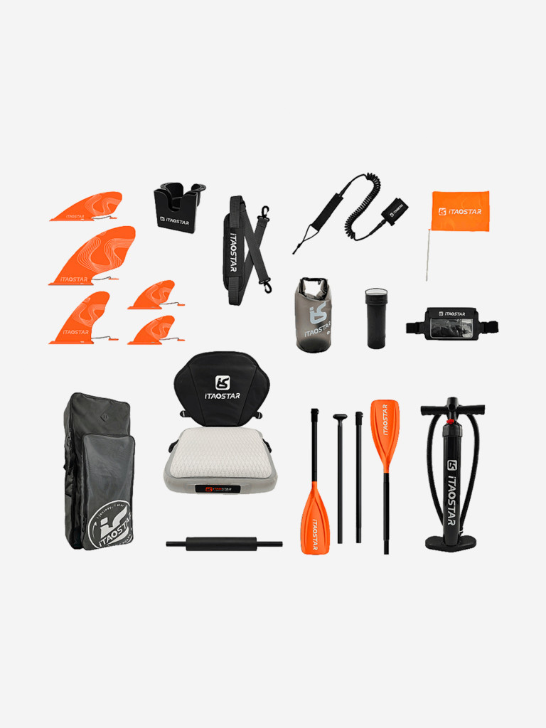 Надувной сапборд/каяк iTAOSTAR Cyber Punk 11.6x35x6 C02D, 350x89x15 см