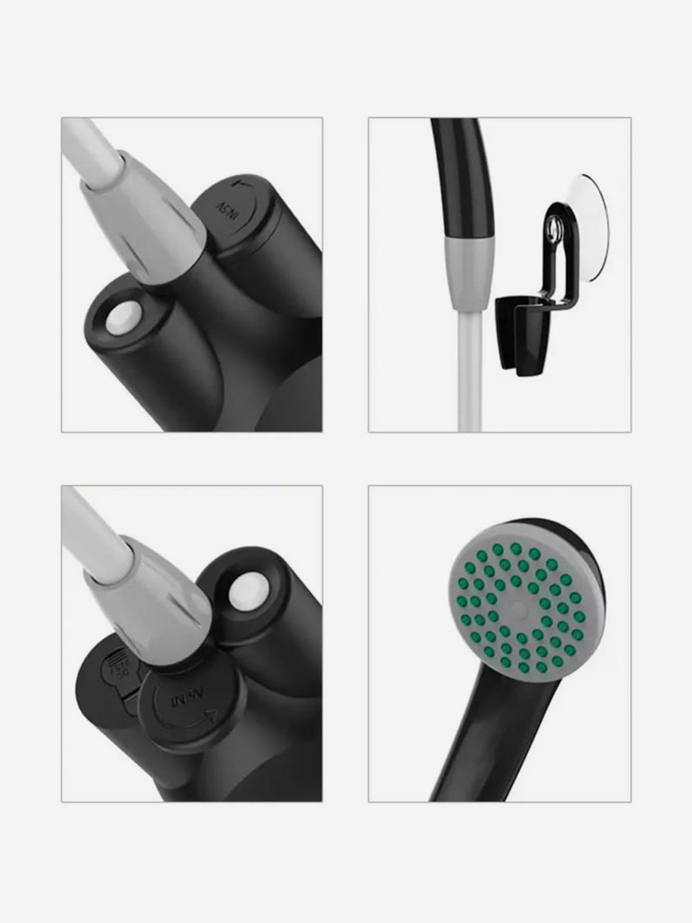 Портативный душ DIOPRO, 2200мАч 3.7В со встроенной батареей и насосом