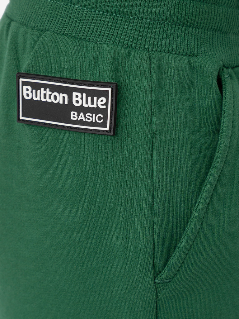 Брюки-джоггеры трикотажные зеленые Button Blue