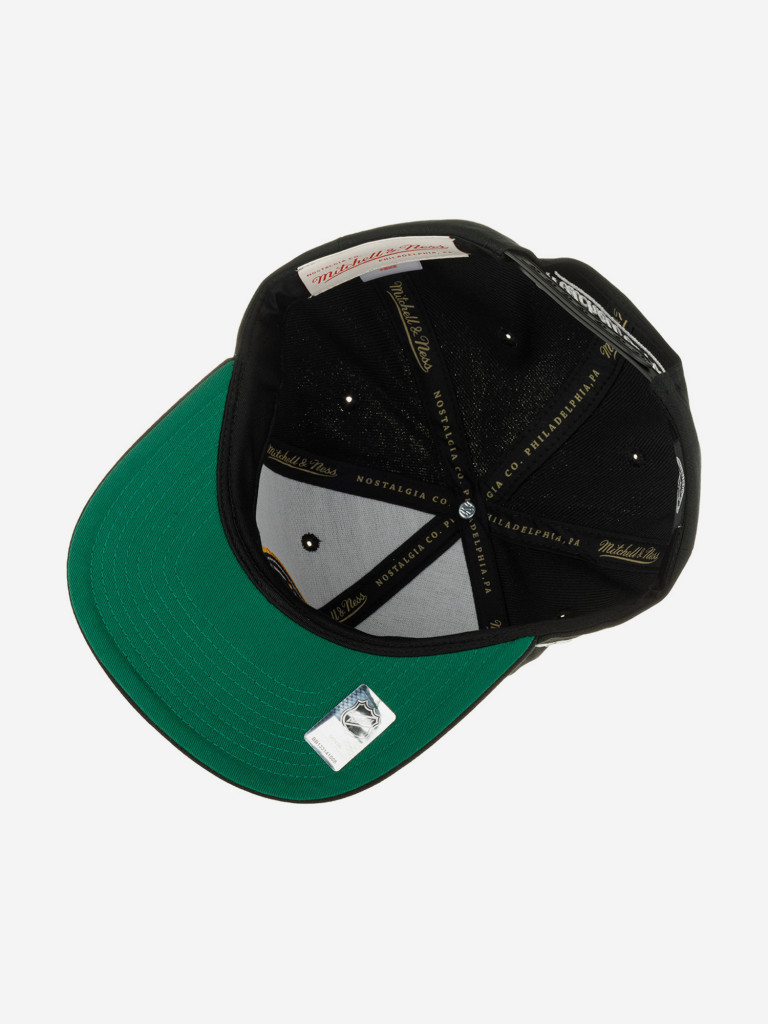 Бейсболка с прямым козырьком MITCHELL NESS HHSS6743-BBNYYPPPBLCK Boston Bruins NHL (черный)